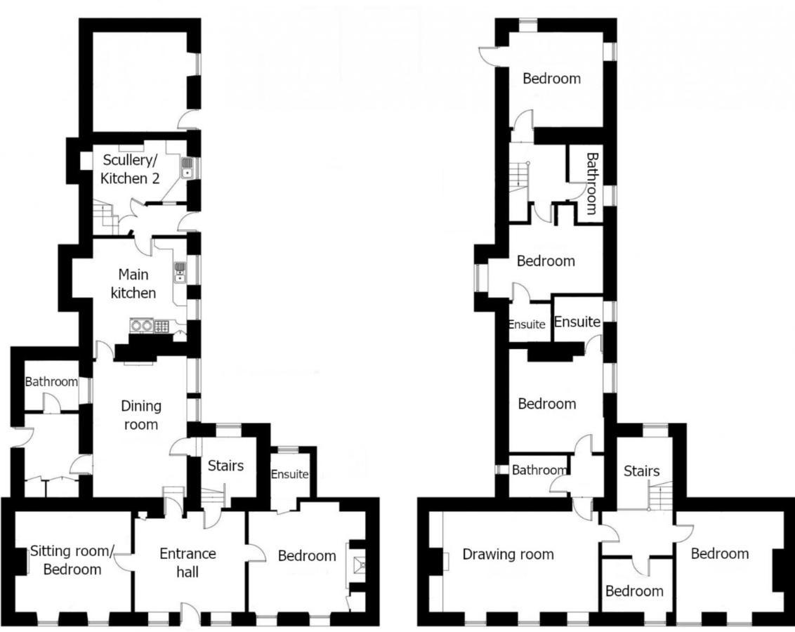 Topside House - Beautiful 7 Bedroom House With Hottub Wifi And Parking Near Bath Wells Frome Oakhill Eksteriør billede